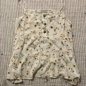 Paper Crown Cream Floral Camisole
